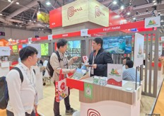 Victor Quillay from Fruit Farm in Peru, growers and packers of avocado and mandarins, saw good interest from potential buyers.